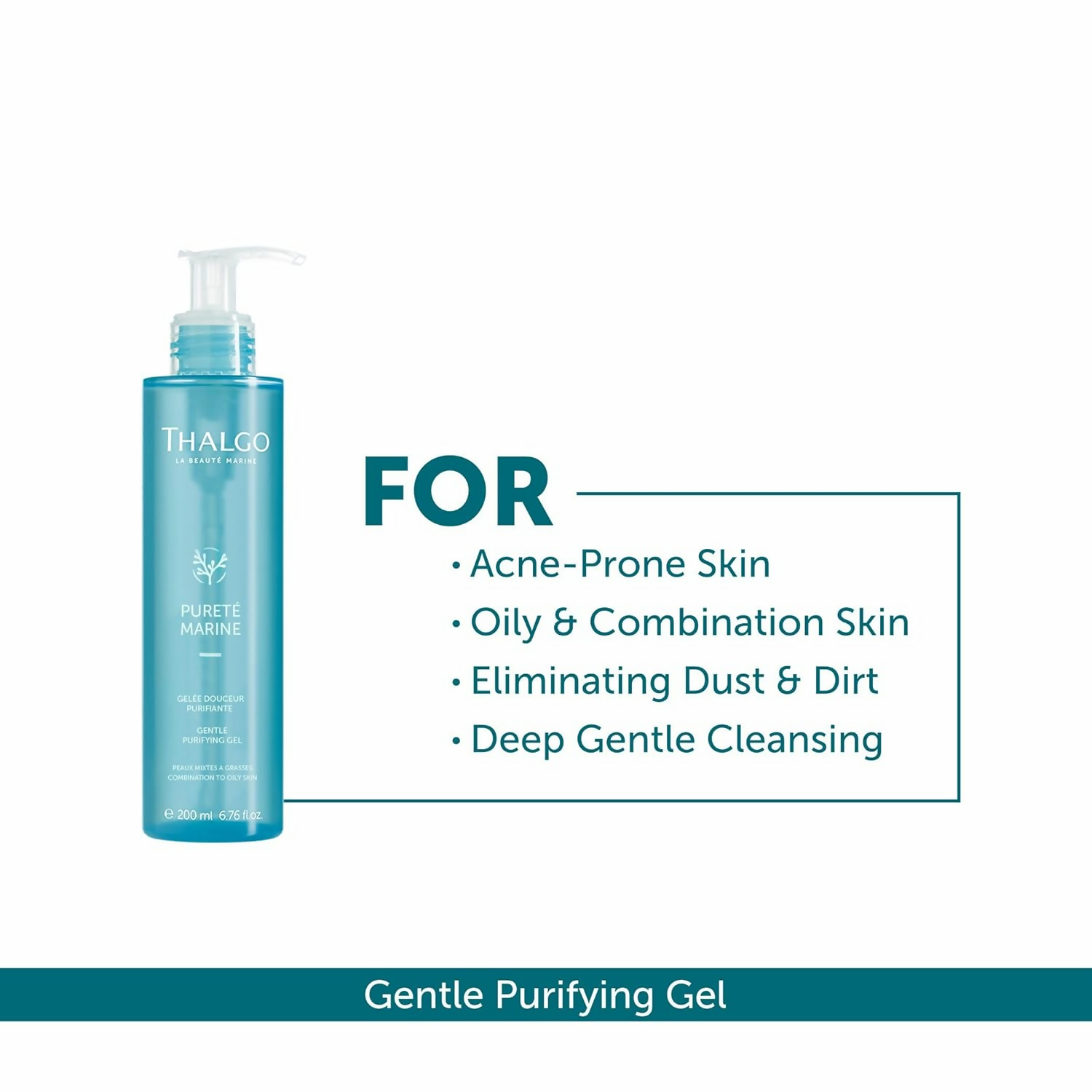 Thalgo Gentle Purifying Gel - Oily Skin Cleanser | Grocsy