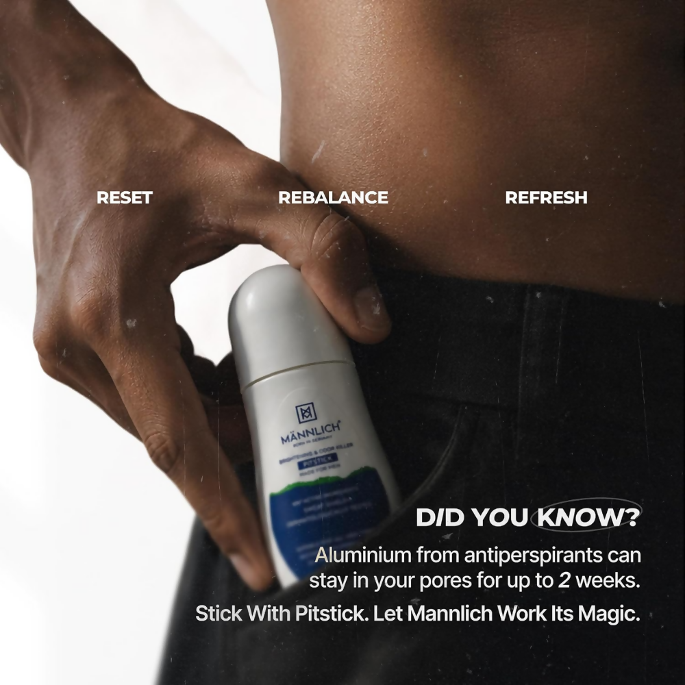 Mannlich Underarm Roll-On for Men | Grocsy