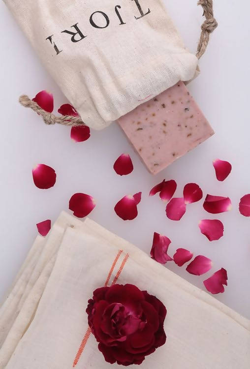 Tjori Rejuvenating Rose Blossom Bar | Grocsy