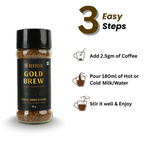 Bevzilla Gold Brew Instant Freeze Dried Coffee Powder | Grocsy