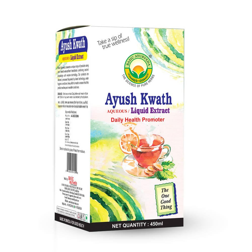 Basic Ayurveda Ayush Kwath Liquid Extract | Grocsy
