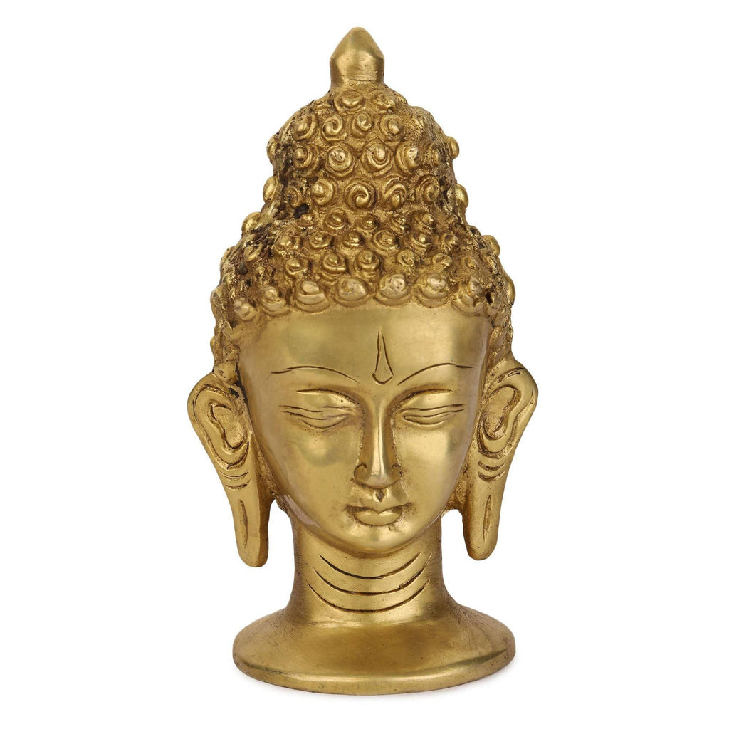 Devlok Buddha Monk Face Idol | Grocsy