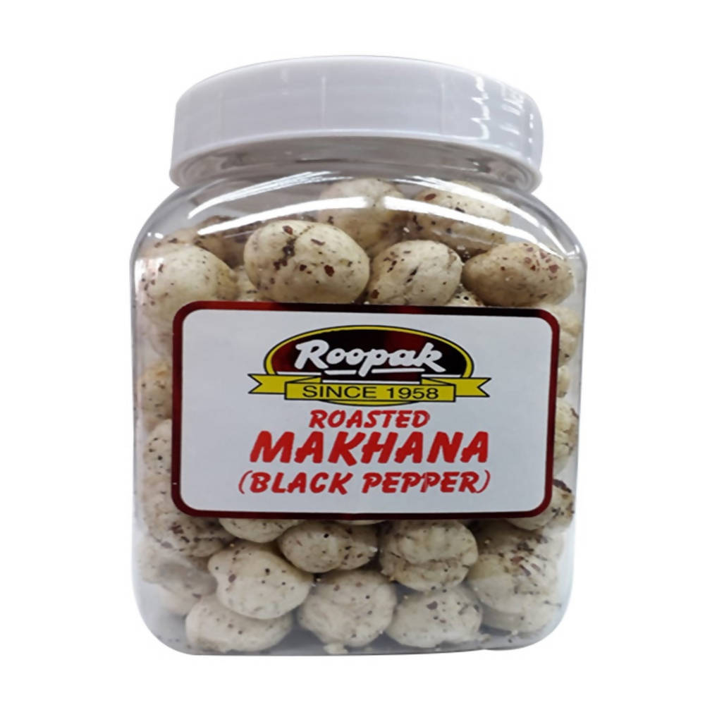 Roopak Roasted Makhana (Black Pepper) | Grocsy