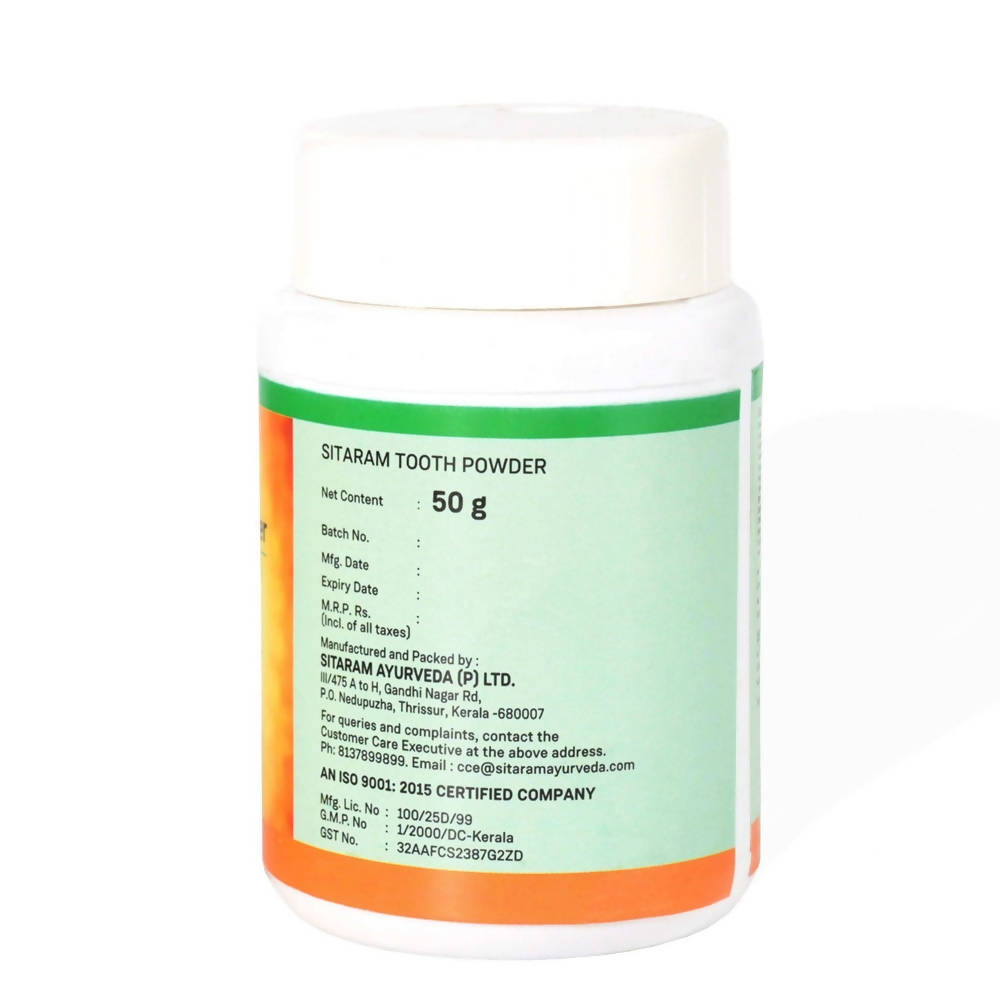 Sitaram Ayurveda Sitaram Tooth Powder | Grocsy