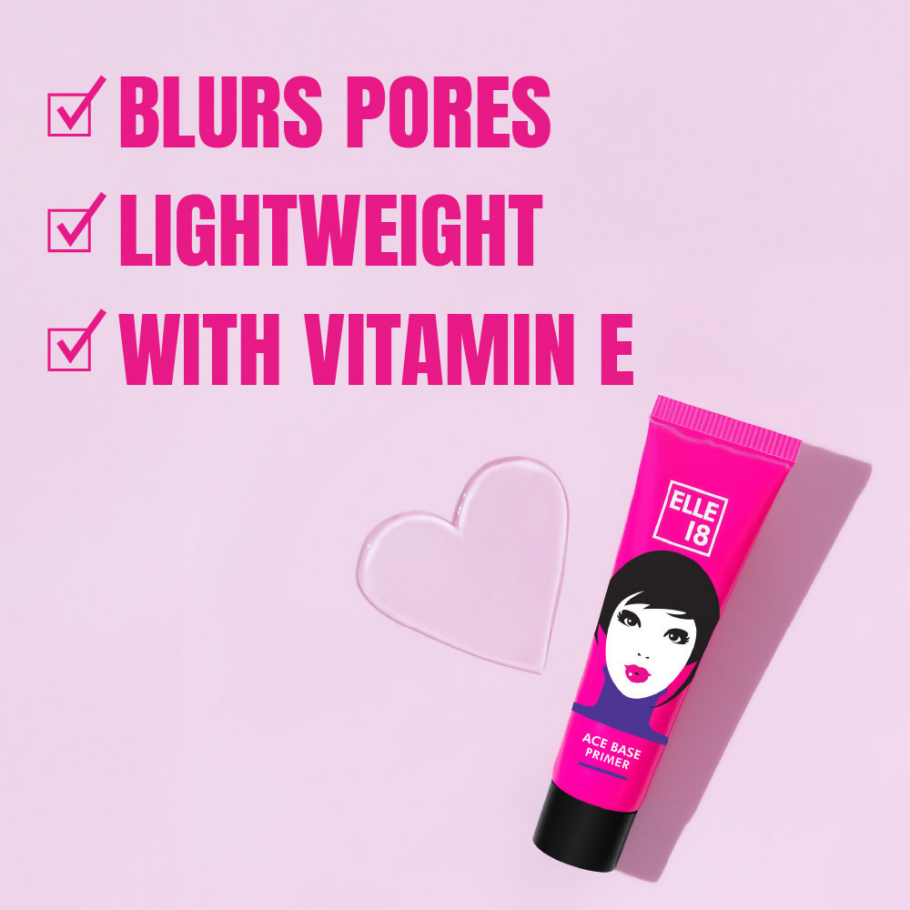 Elle 18 Ace Base Face Primer with Vitamin E | Grocsy