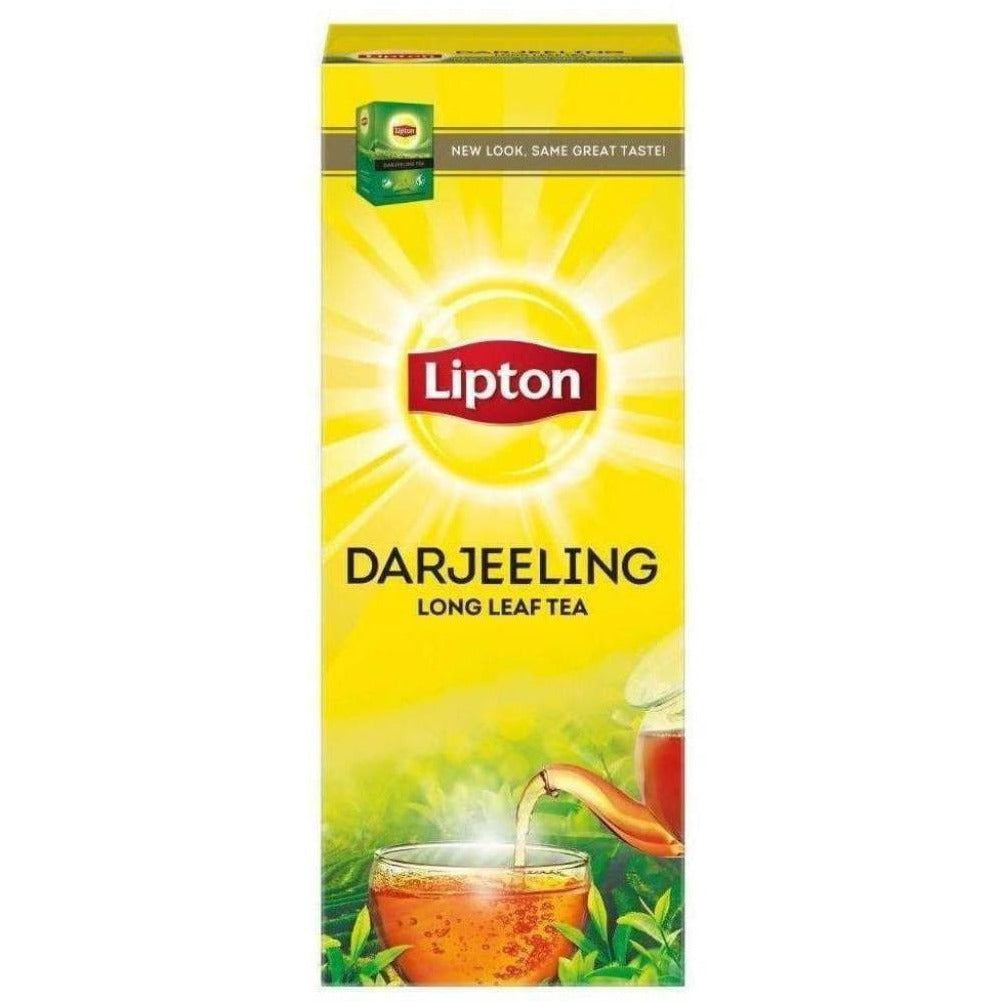 Lipton Darjeeling Tea - Pure and Authentic Darjeeling Long Leaf Loose Black Tea | Grocsy