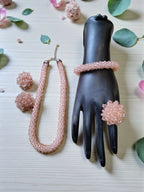 Inhanns Rangshine 4-In-1 Crystal Glam Set - Handmade - Peach | Grocsy