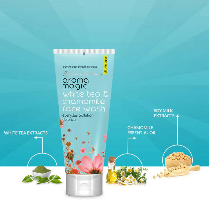 Blossom Kochhar Aroma Magic White Tea & Chamomile Face Wash | Grocsy
