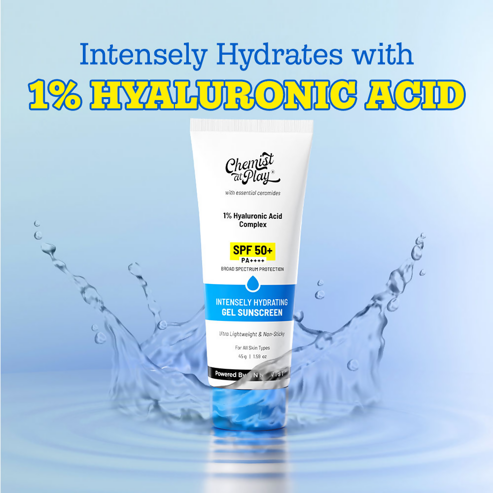 Chemist At Play Intensely Hydrating Gel Sunscreen SPF 50+ | Grocsy