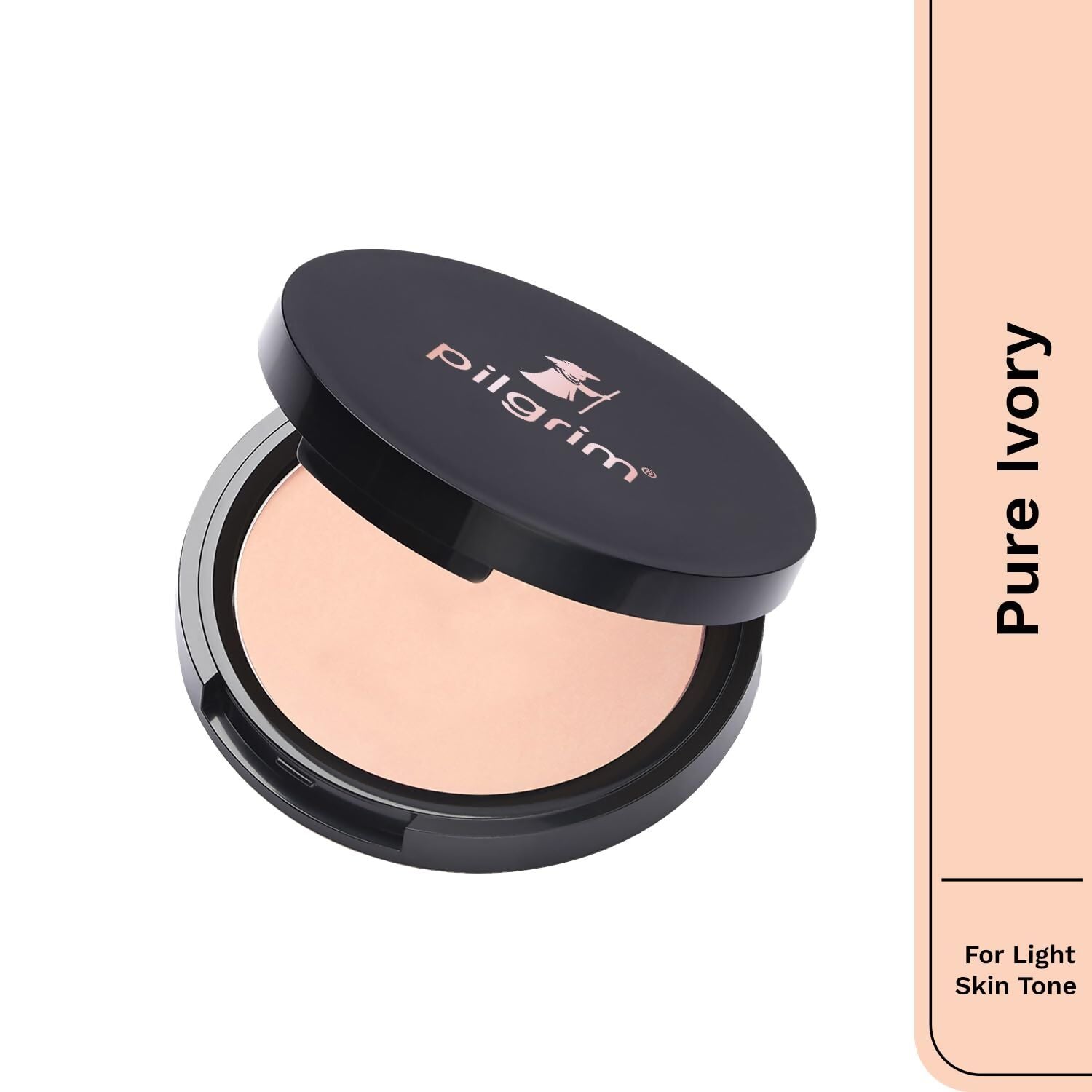 Pilgrim Pure Ivory Matte Finish Compact Powder Absorbs Oil, Conceals & Gives Radiant Skin | Grocsy