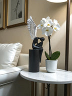 Sun Mun Decors Black & Silver Lady with Wings | Grocsy