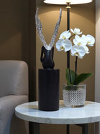 Sun Mun Decors Black & Silver Lady with Wings | Grocsy