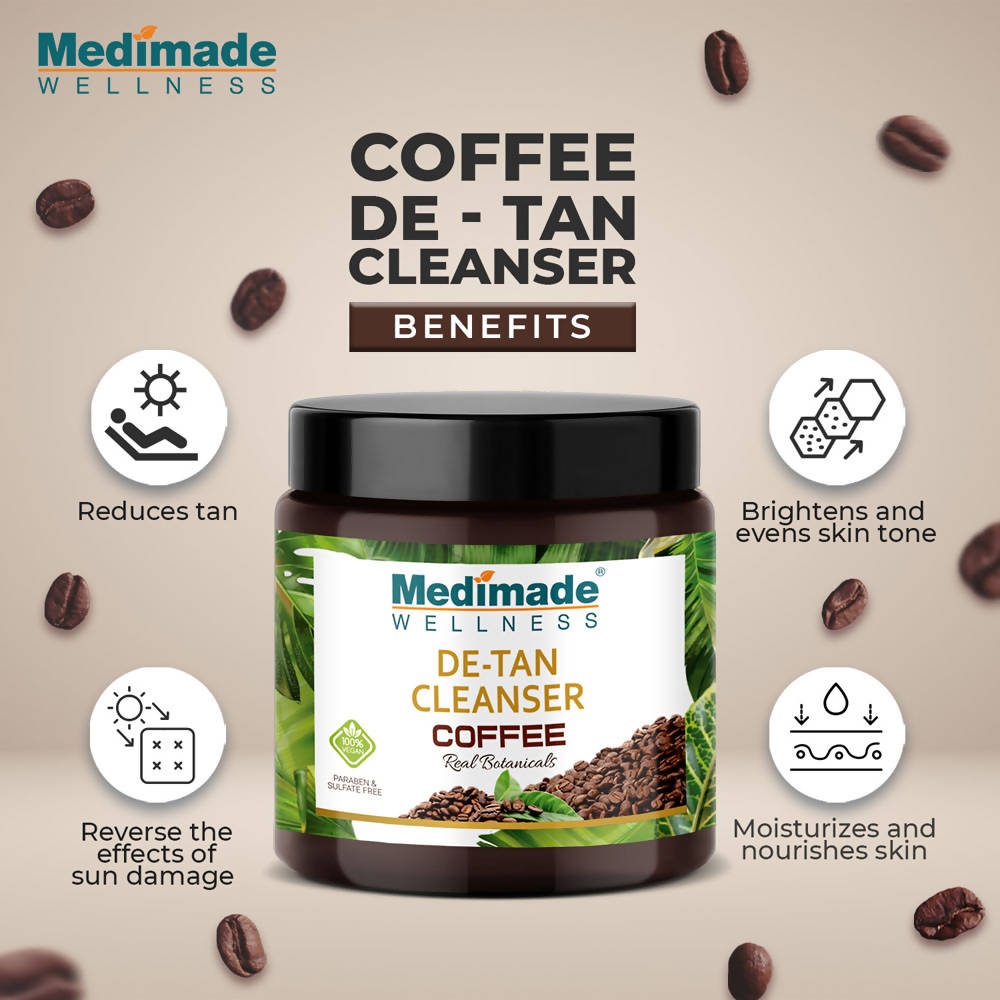Medimade Wellness Coffee De-Tan Cleanser | Grocsy