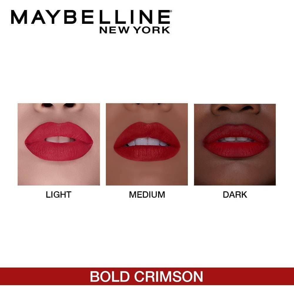 Maybelline New York Color Sensational Creamy Matte Lipstick / 634 Bold Crimson | Grocsy