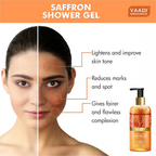 Vaadi Herbals Luxurious Saffron Shower Gel | Grocsy