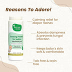 Mother Sparsh Plant Powered Dusting Powder For Babies | Grocsy