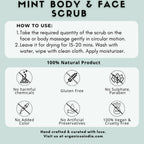 Organicos Mint Face & Body Scrub | Grocsy