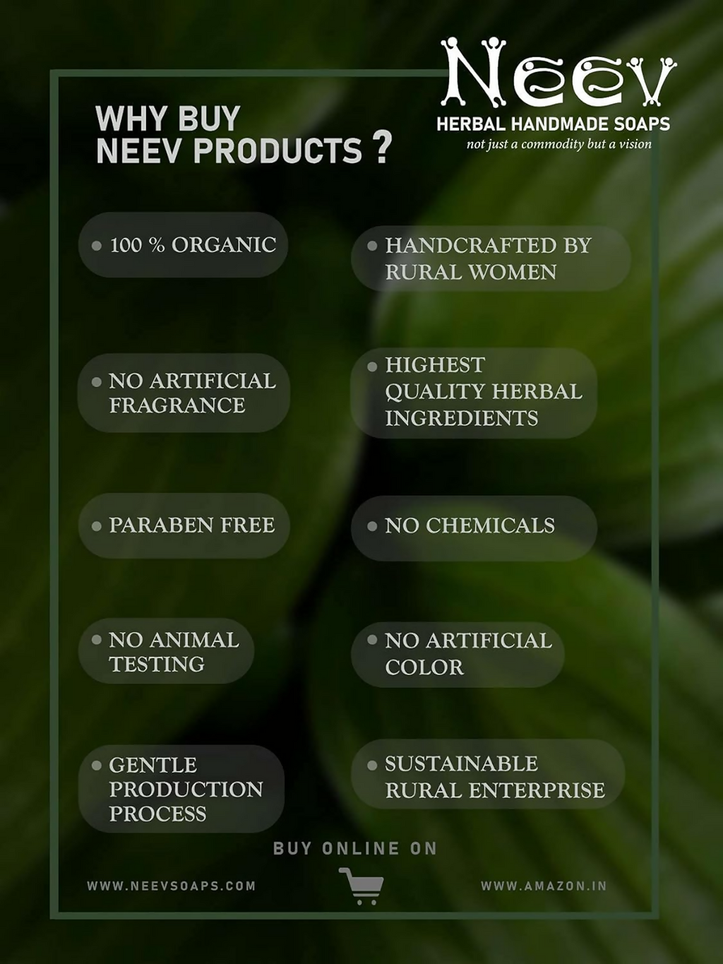 Neev Herbal Handmade Soap Anti Dandruff Hair Wash Soap Ayurvedic | Grocsy