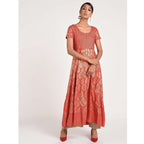 Cheera Women's Fancy Full Ghera Party Wear Anarkali Kurta (CH079K) | Grocsy