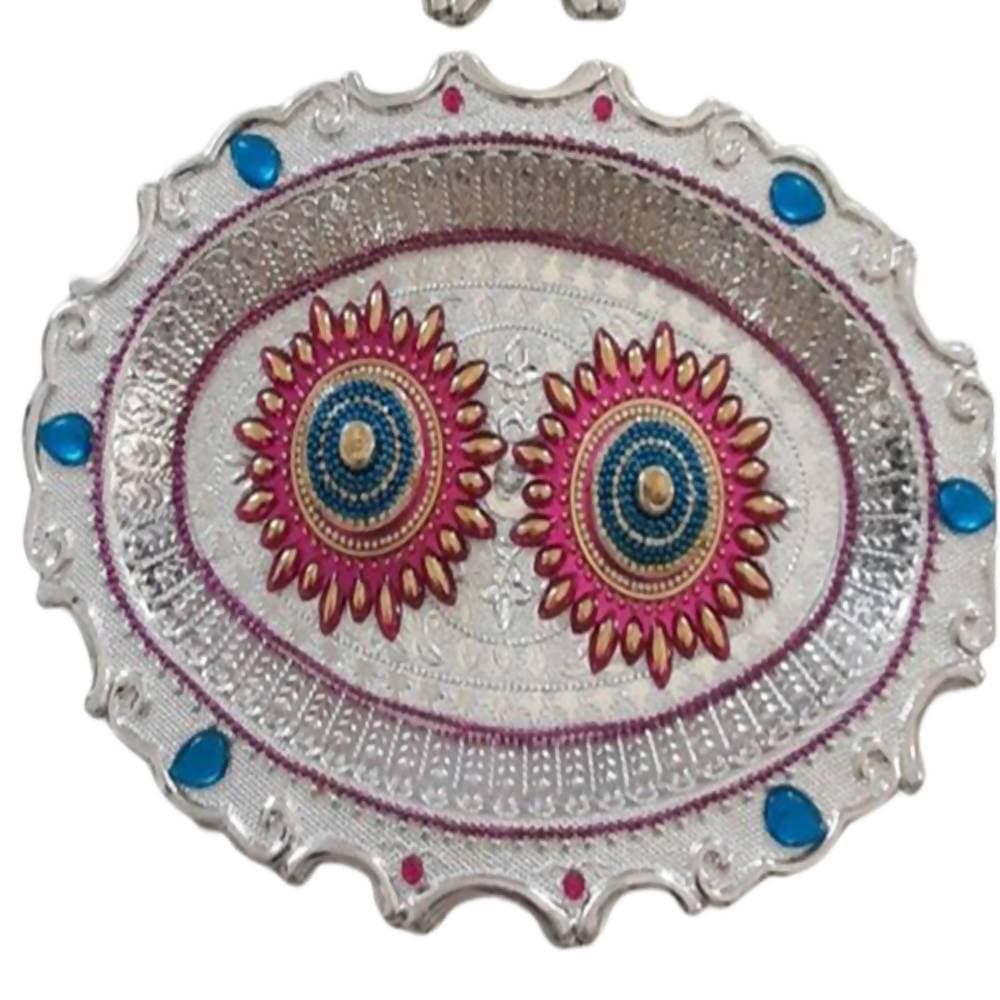 Kundan HandiKrafts Designer Haldi Kumkum Platters | Grocsy