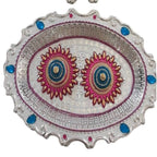 Kundan HandiKrafts Designer Haldi Kumkum Platters | Grocsy