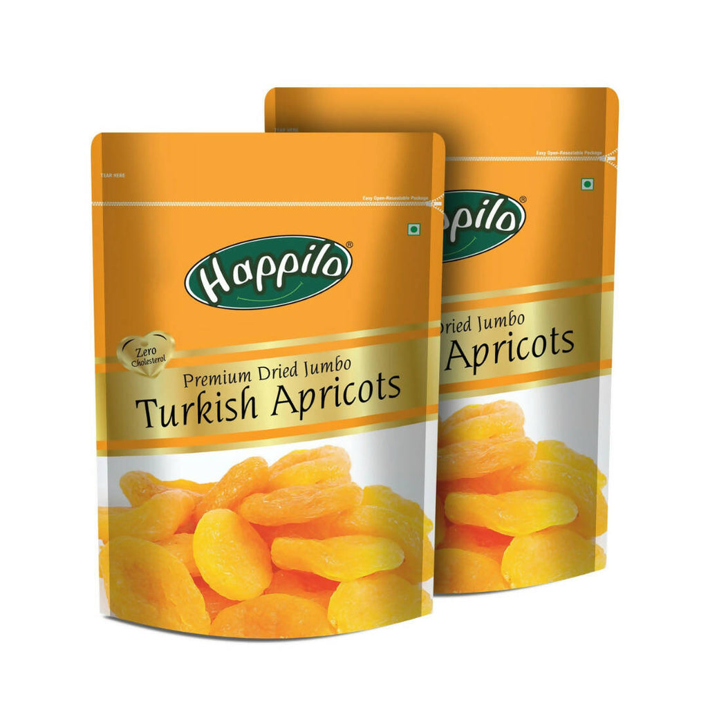 Happilo Premium Dried Turkish Apricots | Grocsy