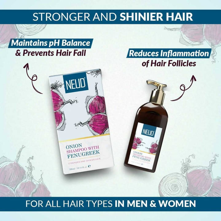 Neud Onion Shampoo with Fenugreek | Grocsy
