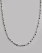 VOJ Silver Plated Designer Chain For Men | Grocsy