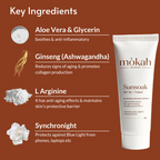 Mokah Woman Sunsoak SPF 50 Tinted Sunscreen | Grocsy