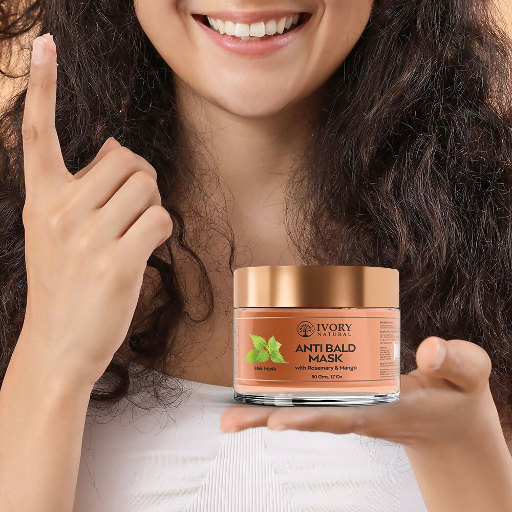 Ivory Natural Bald Mask For Hair - Hair Mask For Less Hair And Hair Thinning | Grocsy