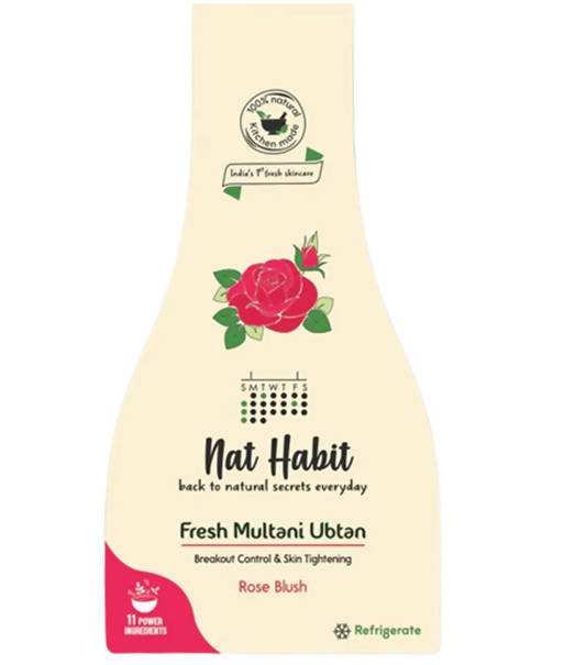 Nat Habit Rose Blush Fresh Multani Ubtan | Grocsy