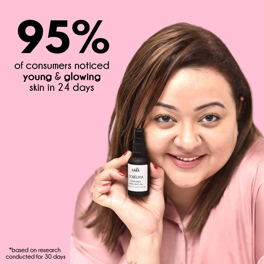Auli Soreliya Bakuchiol Pearl Anti-Ageing Face Oil | Grocsy