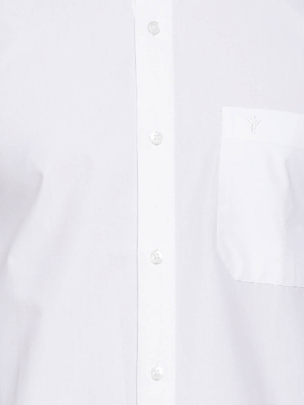 Ramraj Cotton Mens Full Sleeve Formal 100 % Cotton White Shirt | Grocsy