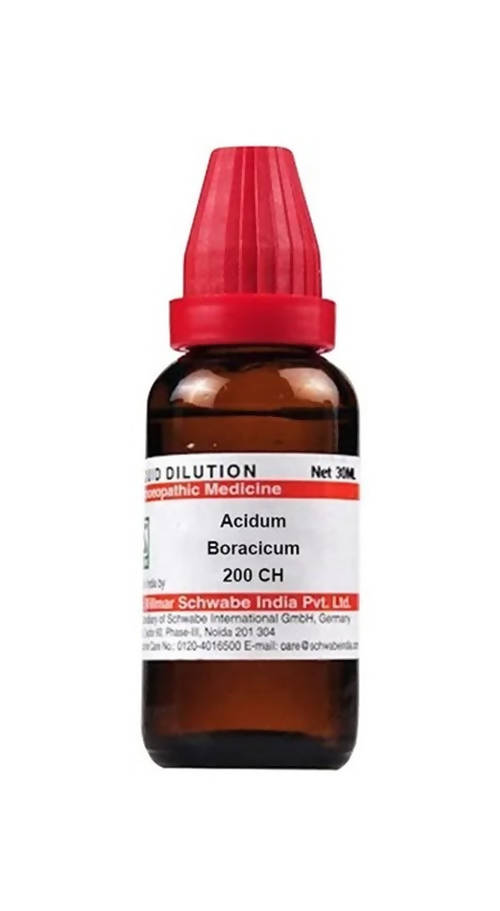 Dr. Willmar Schwabe India Acidum Boracicum Dilution | Grocsy