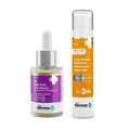 The Derma Co Radiant & Glowing Skin Combo: 2% Kojic Acid Face Serum & C-Cinamide Radiance Sunscreen Aqva Gel | Grocsy