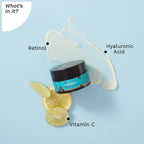 Pilgrim Korean Retinol Under Eye Cream with Vitamin C & Hyaluronic Acid For Dark Circles, Puffiness & Fine Lines | Grocsy
