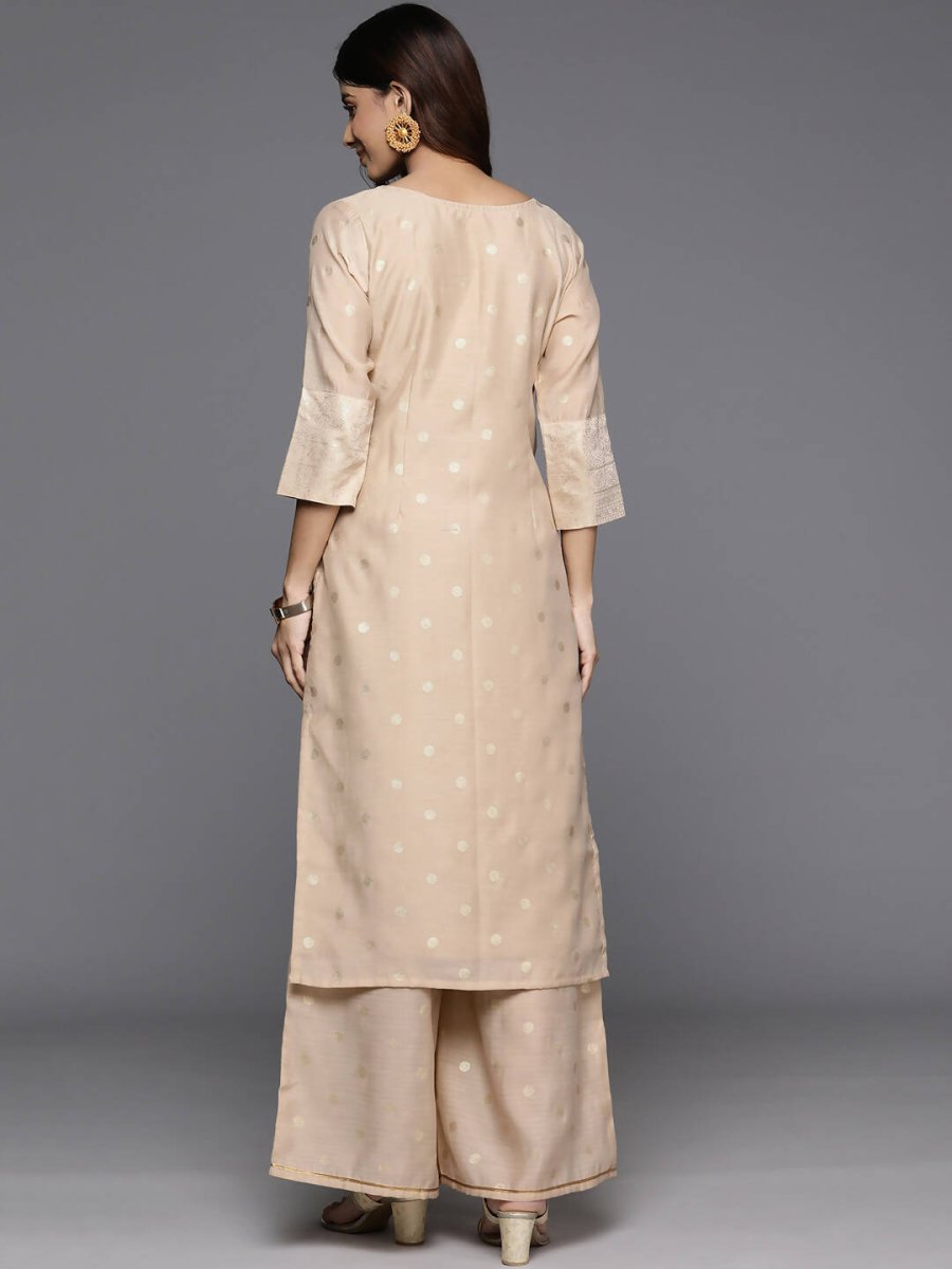 Ahalyaa Women's Traditional wear Kurta Set - Tan | Grocsy