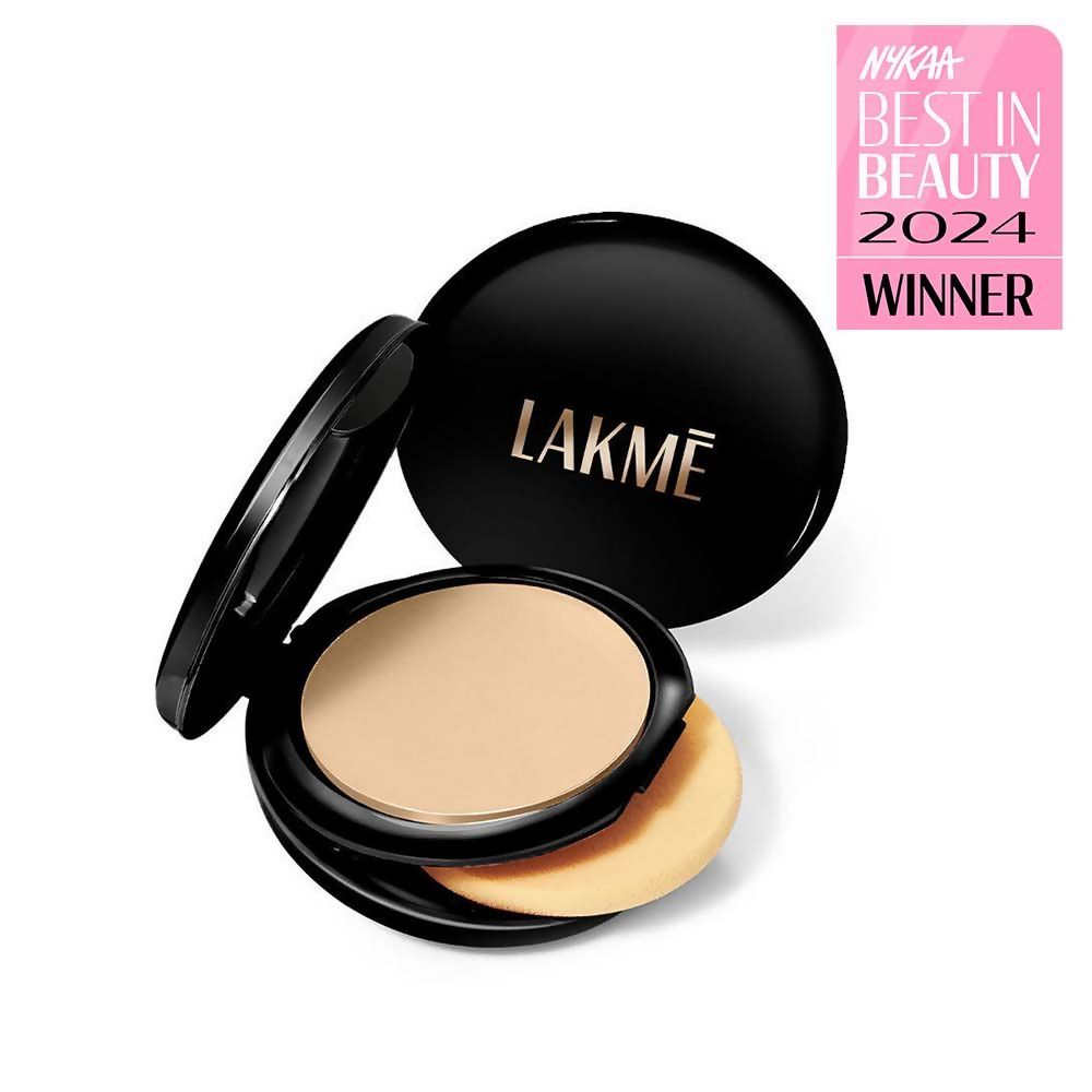 Lakme Xtraordin-Airy Compact, 2 In 1 Compact + Foundation, Lightweight, SPF17 - 01 Classic Ivory | Grocsy