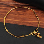 JS Fashion Indian Traditional Wear High Gold Polish Antique Jewellery Fancy Design Payal Set for Women & Girls | Grocsy