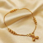 JS Fashion High Gold Designer Beads Anklet for Women & Girls | Grocsy