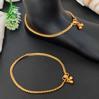 JS Fashion Antique Designer High Gold Polish Fancy Style Payal for Women & Girls | Grocsy