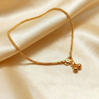 JS Fashion High Gold Thick Chain Traditional Anklet for Women & Girls | Grocsy