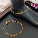 JS Fashion Beautiful Antique High Gold Polish Fancy Payal for Women & Girls | Grocsy