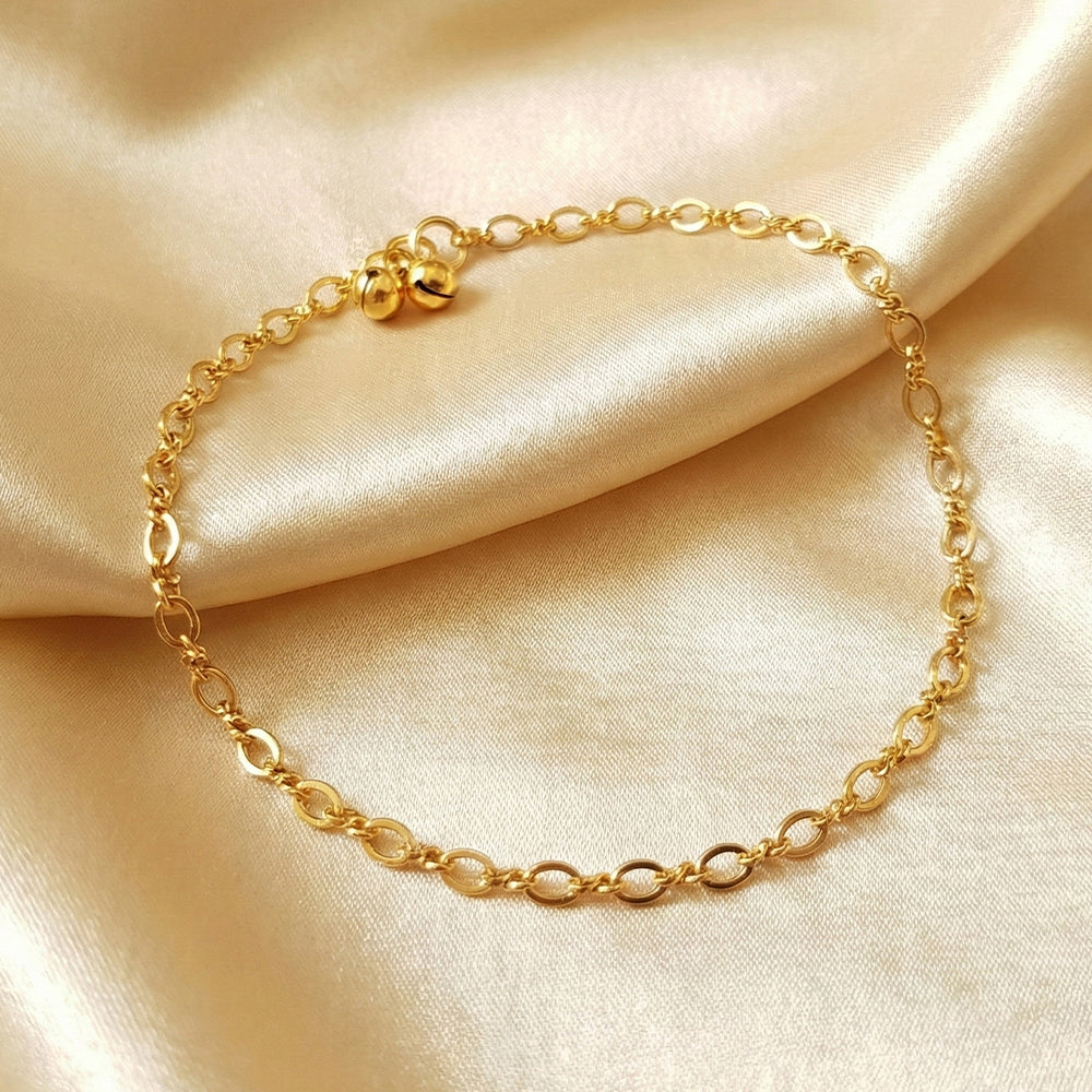 JS Fashion Beautiful Antique High Gold Polish Fancy Payal for Women & Girls | Grocsy