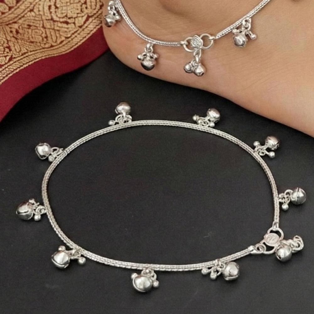 JS Fashion Ethnic Oxidized Chain Payal with Danglers for Women & Girls | Grocsy