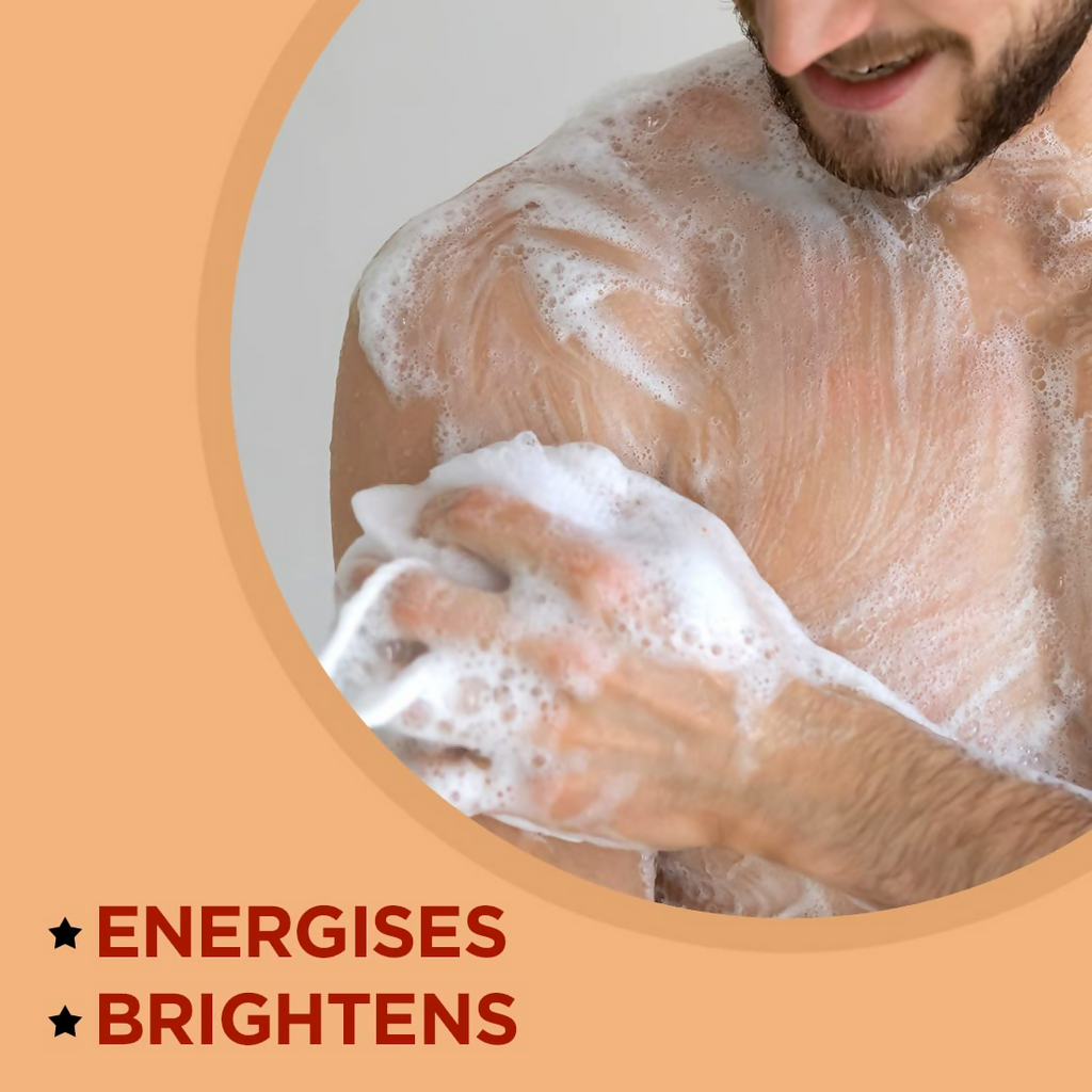 The Man Company Perfumed Body Wash- Bergamot & Mandarin Glowing & Bright Skin With Turmeric & Orange Peel Extract | Grocsy