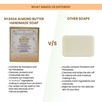 Nyassa Silkening Almond Butter Luxurious Handmade Soap | Grocsy