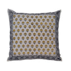 The Decor Nook Yellow Booti Print Cushion Cover | Grocsy