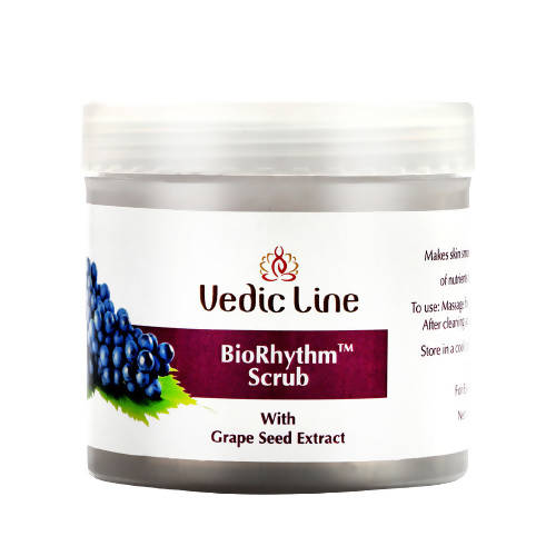 Vedic Line Bio Rhythm Scrub with Grape Seed Extract | Grocsy