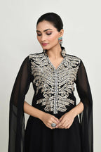 Joban Fashion Black Rayon Kurta Set | Grocsy